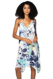 Pool to Party Dress One Size / Multi / 100% Soft Hand Poly Rita Reversible Dress in Gossamer Wings