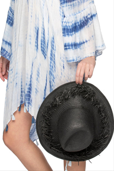 Pool to Party Hat Darcie Hat / 0/S / Black Darcie Sun Hat in Black