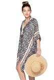 Pool to Party Hat Everette Fringe Hat / One Size / Silver Everette Fringe Beach Straw Hat