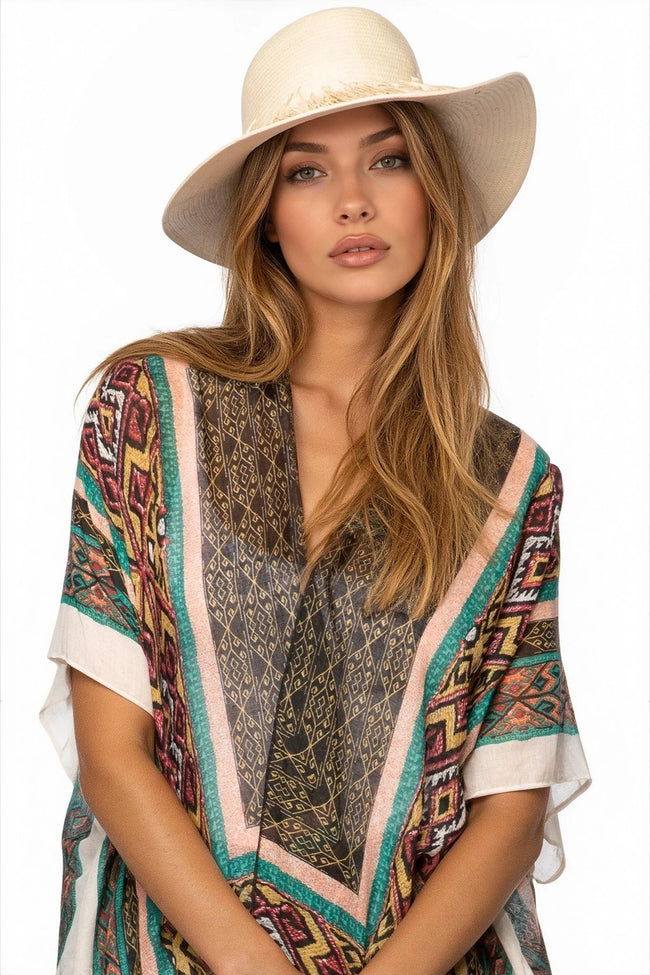 Pool to Party Hat Seaside Fringe Summer Hat