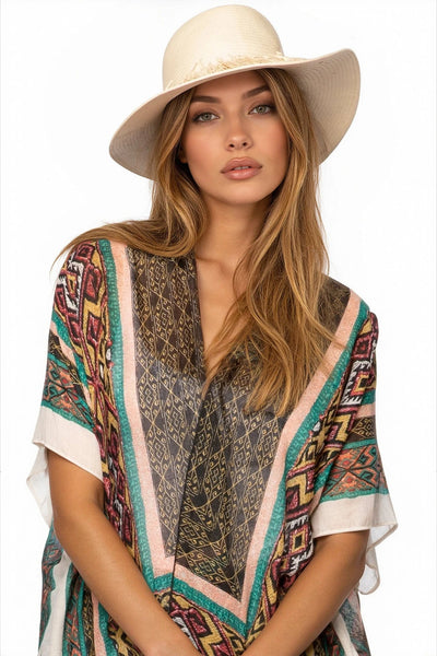 Pool to Party Hat Seaside Fringe Summer Hat