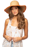 Pool to Party Hat Sydney Hat / O/S / Tangerine Sydney Straw Beach Hat