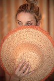 Pool to Party Hat Sydney Hat / O/S / Tangerine Sydney Straw Beach Hat