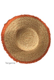 Pool to Party Hat Sydney Hat / O/S / Tangerine Sydney Straw Beach Hat