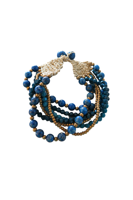 Silk Fringe Edge Boho Necklace