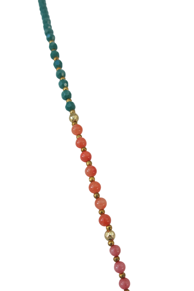 Pool to Party Jewelry Calypso Multi-Colored Long Strand Beaded Necklace