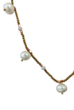 Pool to Party Jewelry Desert Drift Beaded Stone or Pearl Long Necklace or Wrap Bracelet