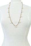 Pool to Party Jewelry Desert Drift Beaded Stone or Pearl Long Necklace or Wrap Bracelet
