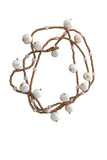 Pool to Party Jewelry Desert Drift Beaded Stone or Pearl Long Necklace or Wrap Bracelet