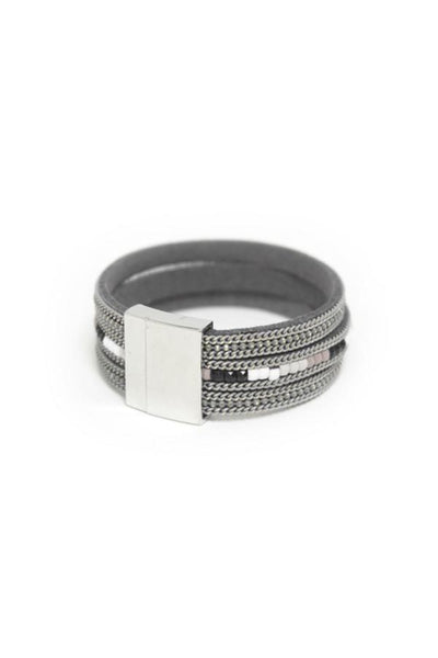 Pool to Party Jewelry Leather Cuff Bracelet