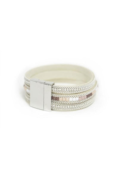 Pool to Party Jewelry Leather Cuff Bracelet