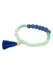 Pool to Party Jewelry Metero Tassel Bracelet / One Size / Indigo Meteor Tassel Bracelet
