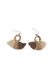 Pool to Party Jewelry Ombre Tassel Earrings / one size / Mocha Ombre Tassel Earrings
