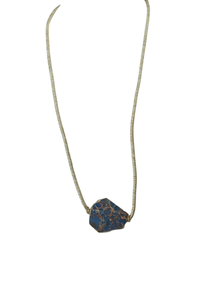 Pool to Party Jewelry one size / Lapaz Sol Stone Pendant Necklace