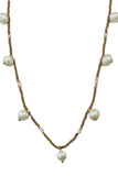 Pool to Party Jewelry One Size / Pearl Desert Drift Beaded Stone or Pearl Long Necklace or Wrap Bracelet