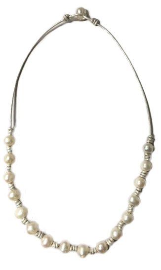 Silk Fringe Edge Boho Necklace