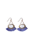 Pool to Party Jewelry Stone & Fringe Earrings / one size / Alabaster Stone & Fringe Earrings