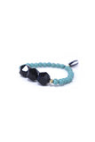 Pool to Party Jewelry Triple Stone Bracelet / One Size / Onyx Triple Stone Bracelet