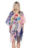 Pool to Party Kaftan One Size / Coral Mystic Relic V-Neck Dress in Coral