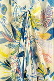 Pool to Party Kaftan One Size / Cream / 50% Modal/50% Cotton Poolside Maxi Sundress Coverup in Hearts Entwined Print