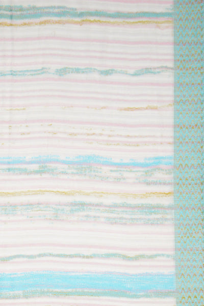 Pool to Party Kaftan Open Shoulder Sundress Coverup in Summer Harmony Textured Fabric