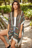 pool-to-party-kimono-one-size-Sunland Park Vintage Free Spirit Print Kimono Coverup Fringe