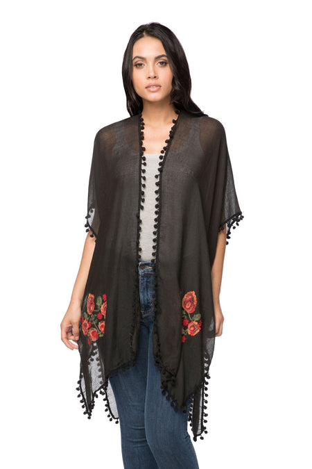 Bed to Brunch Kimono Robe in Blooming Paradise
