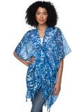 Pool to Party Kimono One Size / Blue / 100% soft Polyester Island Vibes Kimono Wrap