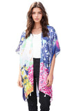 Pool to Party Kimono One Size / Multi / 100% Polyester Mystic Relic Digital Print  Kimono