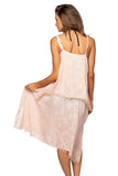 Pool to Party Maxi Coastal Getaway Dress / One Size / Pink Woven Shine Hand Loomed | Coastal Getaway Dress