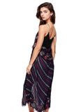 Pool to Party Maxi Coastal Summer Dress in Menagerie Stripe Jacquard