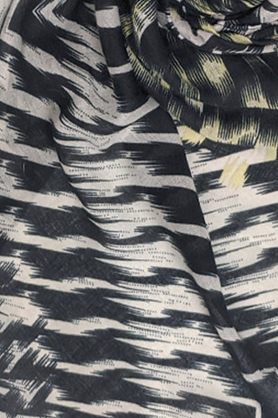 Pool to Party Maxi One Size / Black / 100% Polyester Maxi Halter Sundress Coverup - In the Matrix Print