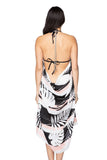 Pool to Party Maxi One Size / Black / 100% Polyester Maxi Tassel Dress in Night at the Beach