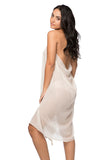 Pool to Party Maxi One Size / Ivory / 70% Polyester, 30% Cotton Maxi Tassel Sundress Coverup in May Showers Embroidery