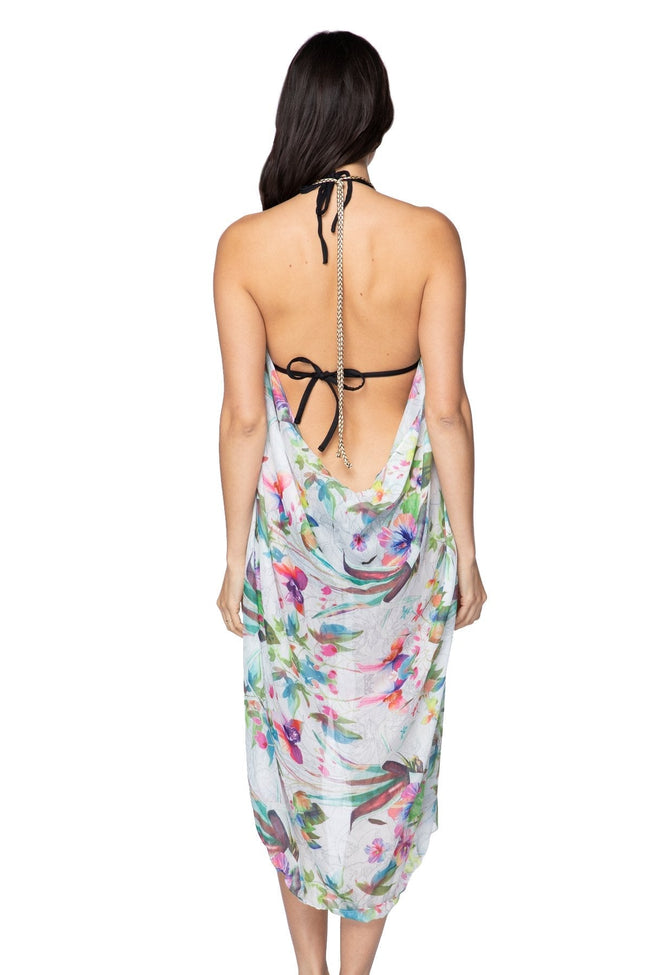Pool to Party Maxi One Size / Multi / 100% Poly Maxi Tassel Dress in Aloha Paradise