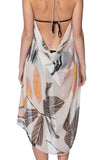 Pool to Party Maxi One Size / Multi / 100% Polyester Maxi Tassel Dress in Heart of the Glen Print