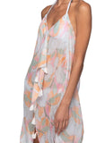 Pool to Party Maxi One Size / Multi / 50% Modal/50% Viscose Maxi Tassel Dress in Once Upon a Garden Print