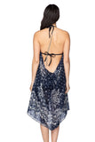 Pool to Party Maxi One Size / Navy / 100% Polyester Maxi Tassel Dress in C'est La Vie