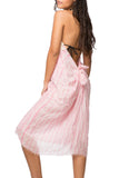 Pool to Party Maxi One Size / Pink / 100% Modal Fringe Beach Dress in Tribal Princess