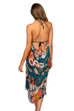 Pool to Party Maxi One Size / Teal / 50% Modal, 50% Viscose Maxi Tassel Dress in Bloom Baby