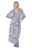 Pool to Party Mini S/M / Secret Garden / 100% Cotton The Oasis Maxi Dress
