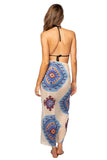 Pool to Party sarong Super Soul / One Size / Multi Braided Sarong in Super Soul Print