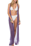 Pool to Party Vest 100% Modal / One Size / Concord Modal Luxe Wrap Tie Vest