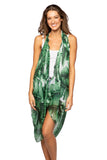 Pool to Party Vest Green Canopy / One Size / Green Free Spirit Vest Coverup in Green Canopy Print