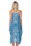 Rita Reversible Coverup Sundress in Oceanus Print - Subtle Luxury