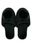 Shiloh Cashmere Slipper with Fur Pom Pom - Subtle Luxury