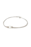 Single Real Pearl Leather Cording Necklace - Subtle Luxury