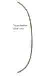 Single Real Pearl Leather Cording Necklace - Subtle Luxury