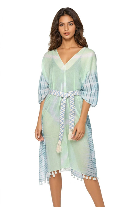 Rita Reversible Sun Dress in Spring Splendor Print