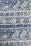 Spun Luxury Poncho L2A Rosewater - Blue / One Size Extra Fine Wool Silk Kimono in Muted Prints